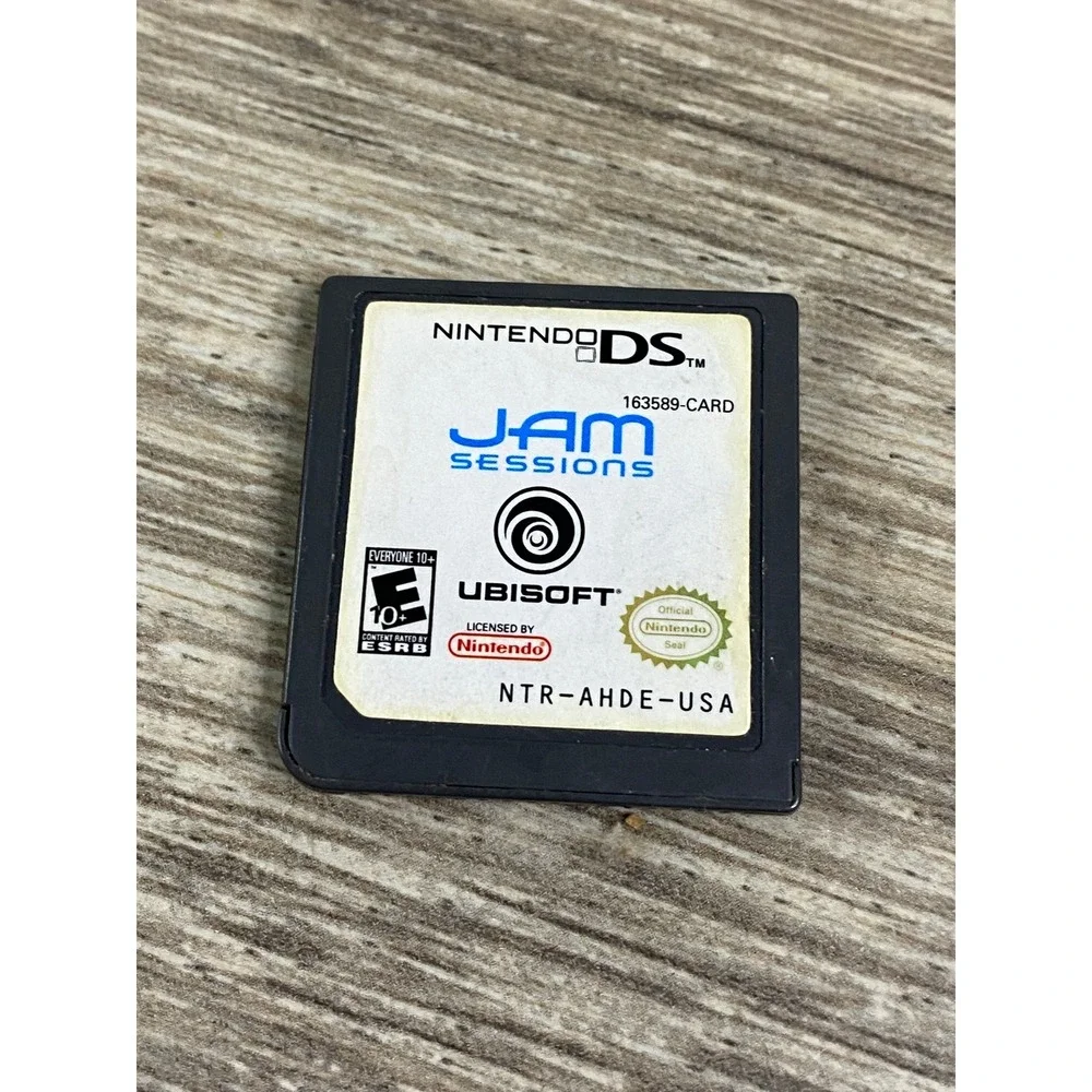 Jam Sessions Nintendo DS Game Cartridge Ubisoft‎ NTR-AHDE-USA Music Guitar Sim